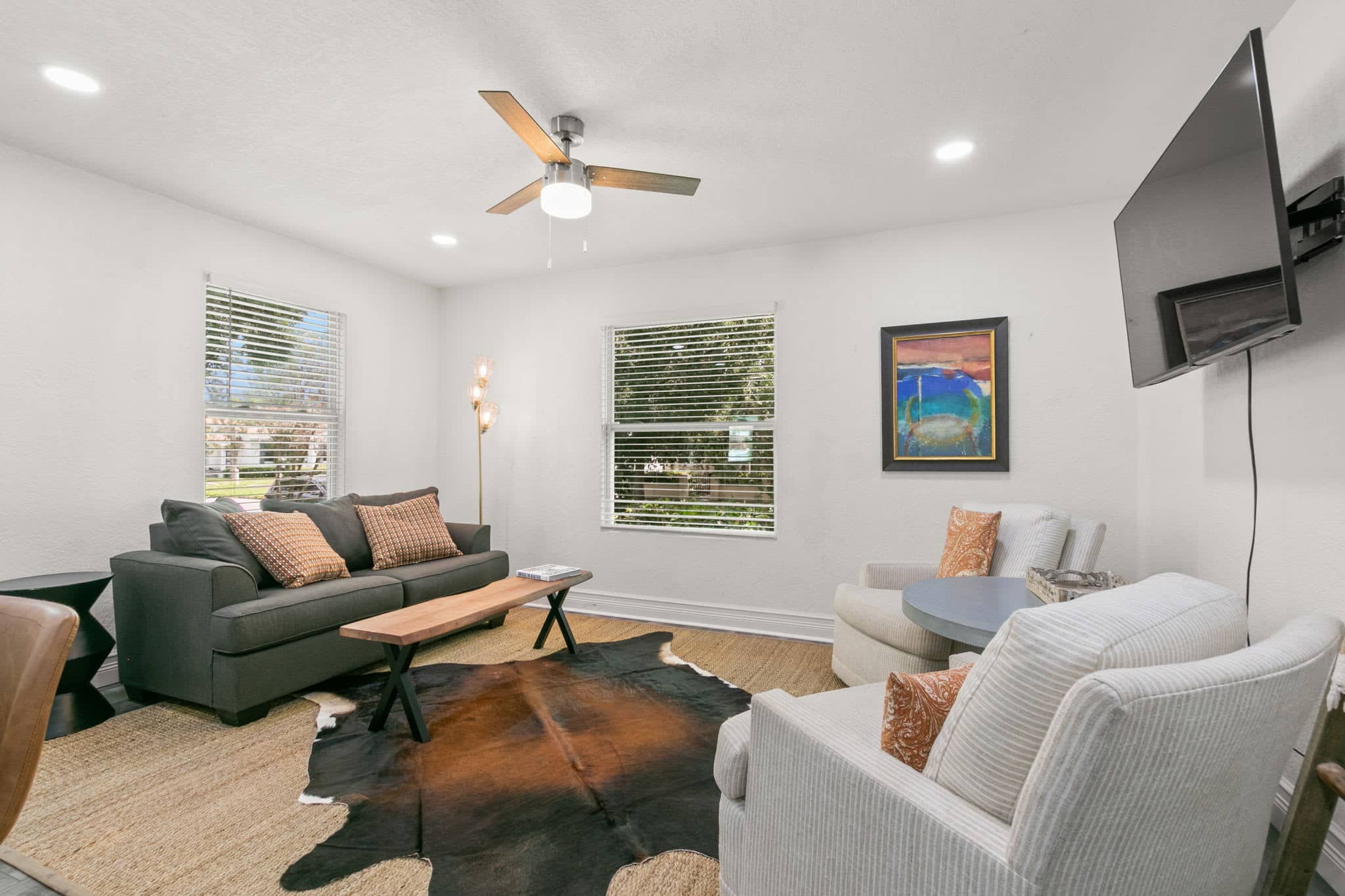 NEW! SoHo Sanctuary - Gorgeous Apartment Steps to S Howard Ave with Fenced Yard
